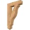 Ekena Millwork Funston Arts & Crafts Smooth Bracket, Western Red Cedar, 3 1/2"W x 18"D x 26"H BKT04X18X26FST03SWR - alternate 1